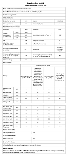 Réfrigérateur et congélateur 175L inox KG322-1-inox, Capacité nette : 175 litres, Contrôle de la température en continu – Image 3