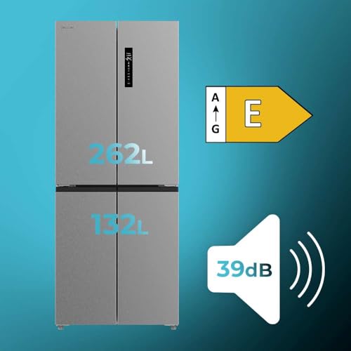 Réfrigérateur 4 Portes Total No Frost Bolero CoolMarket 4D 394 Inox E,394 Litres – Image 12