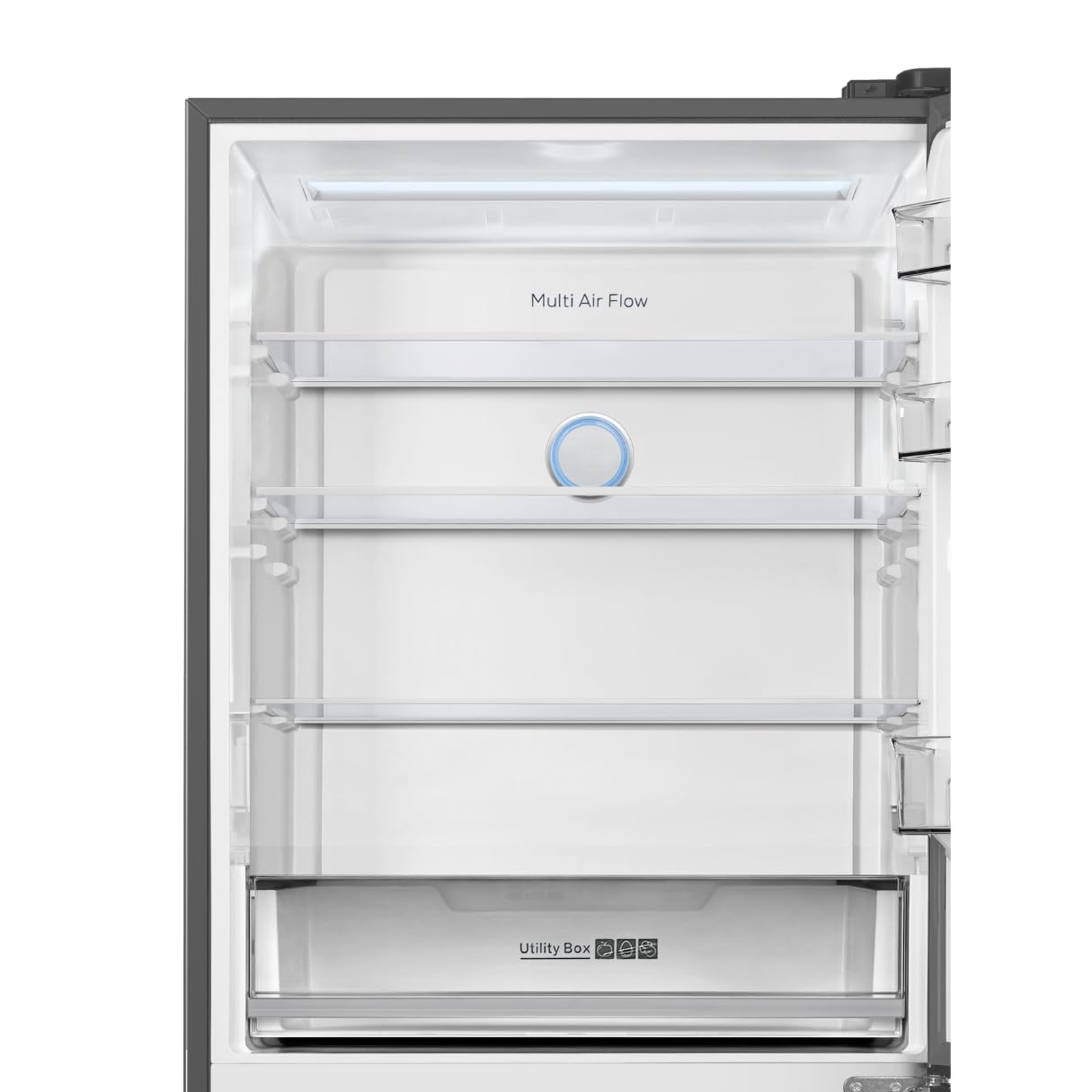 Réfrigérateur GCB417NFIX 417L Grande largeur 70cm - congélateur bas - No Frost - Inox – Image 4