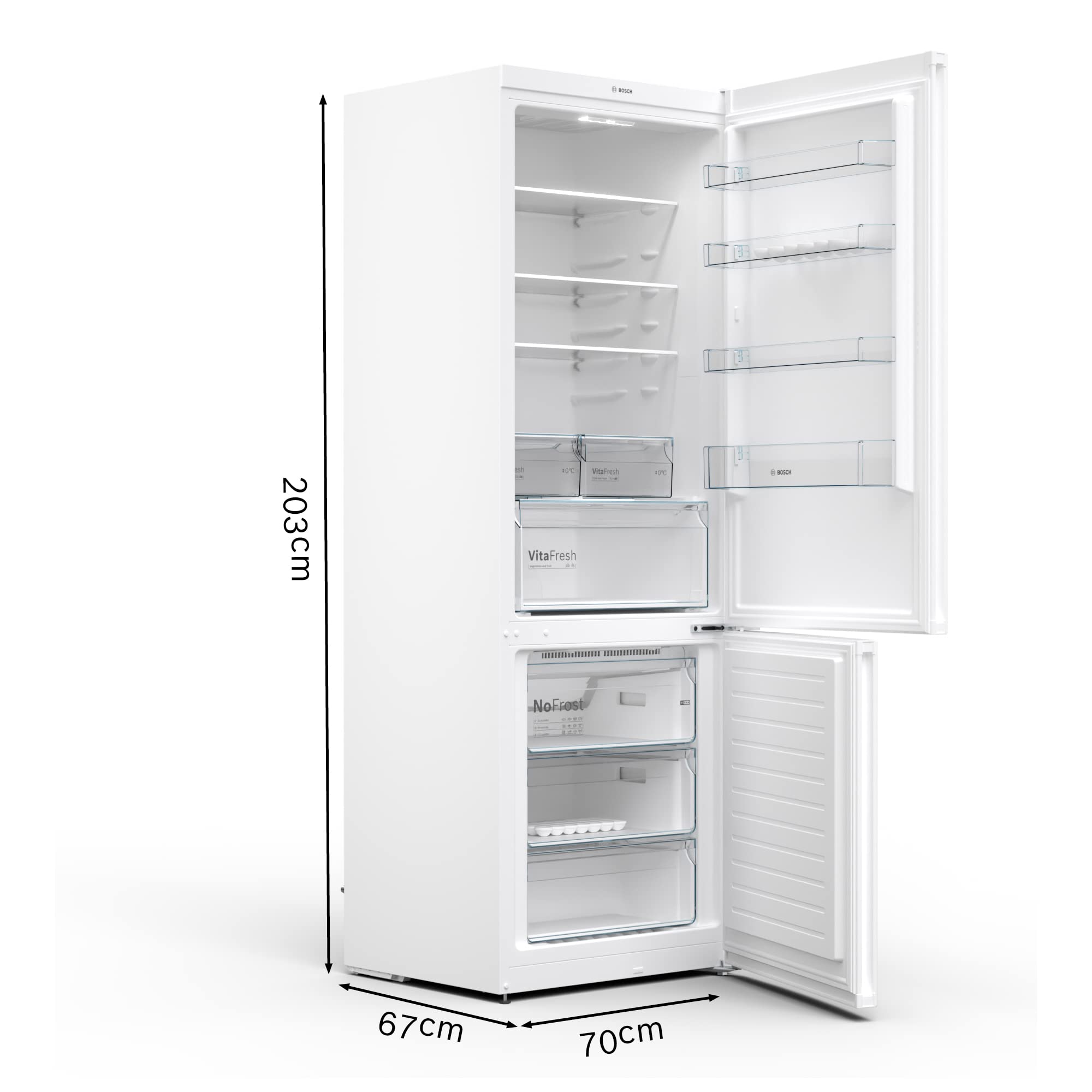 KGN49XWEA - Série 4, Réfrigérateur, Blanc – Image 13