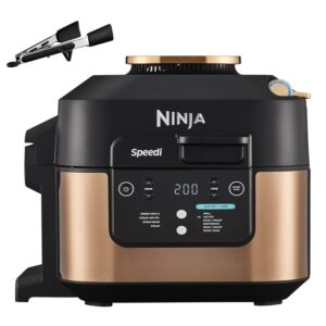 Speedi 10-en-1 Autocuiseur rapide, Air Fryer, Noir et Cuivre ON400EUCP