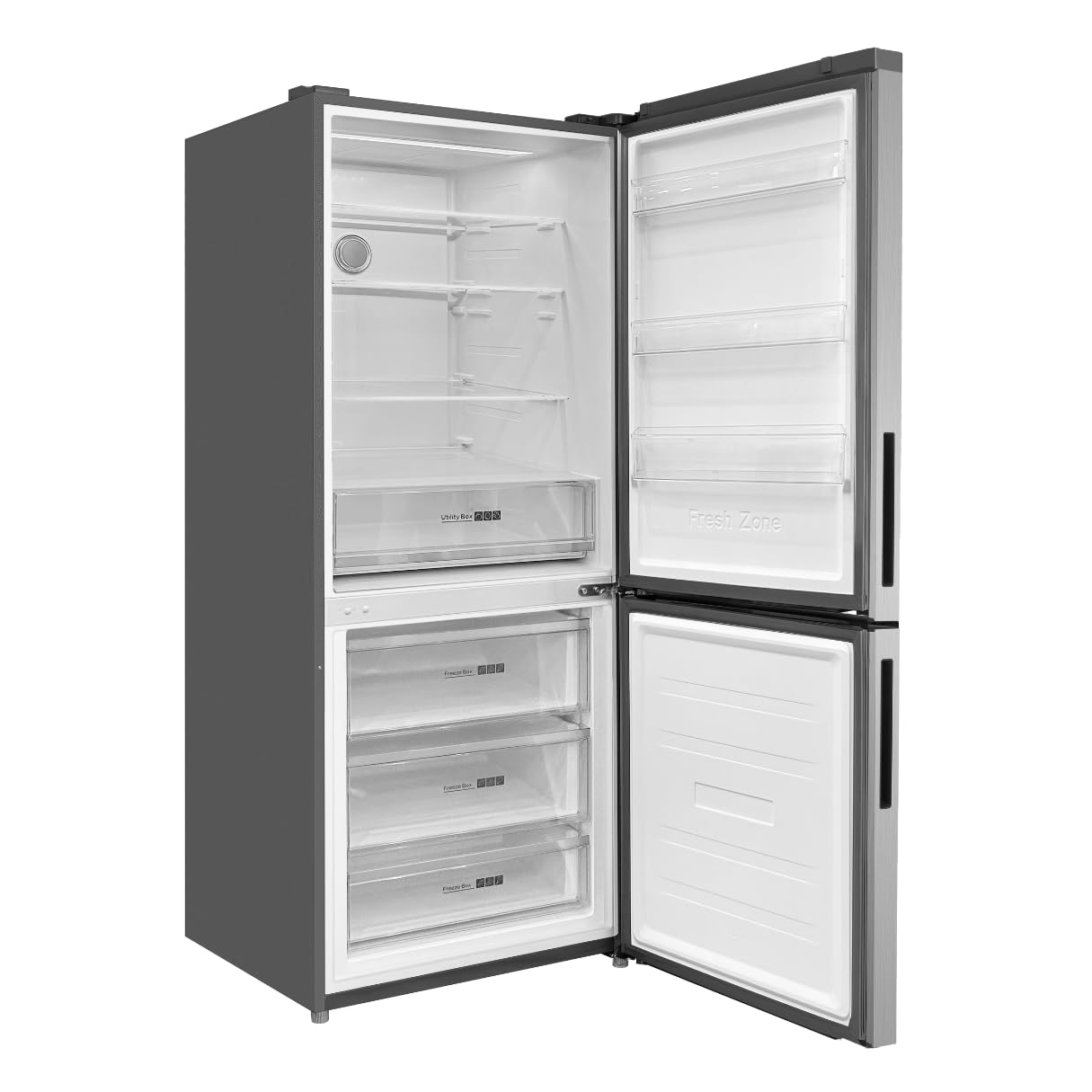 Réfrigérateur GCB417NFIX 417L Grande largeur 70cm - congélateur bas - No Frost - Inox – Image 3