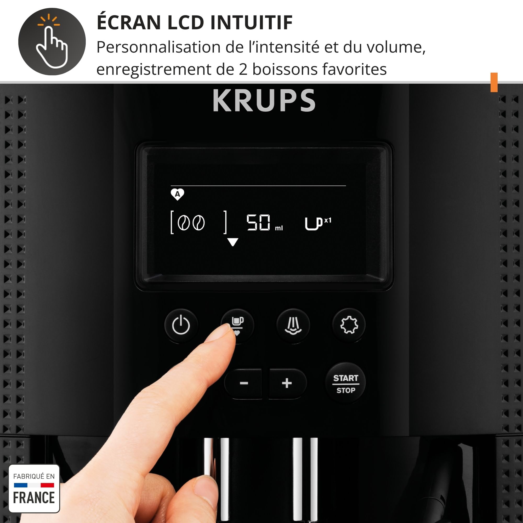 Machine à café grain, Noire, YY8135FD – Image 6