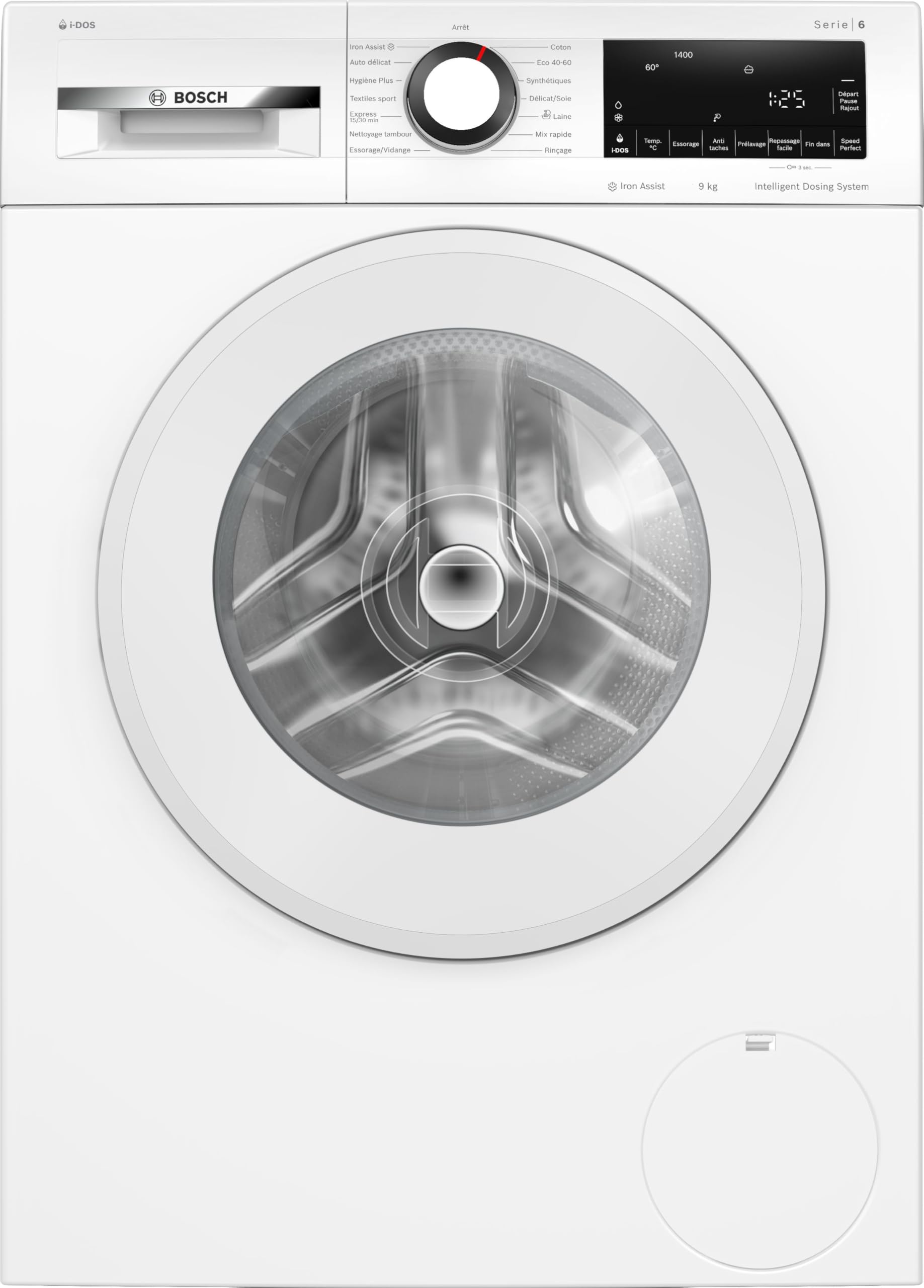 WGG244F1FR, Série 6, Lave-linge Pose-libre, Blanc