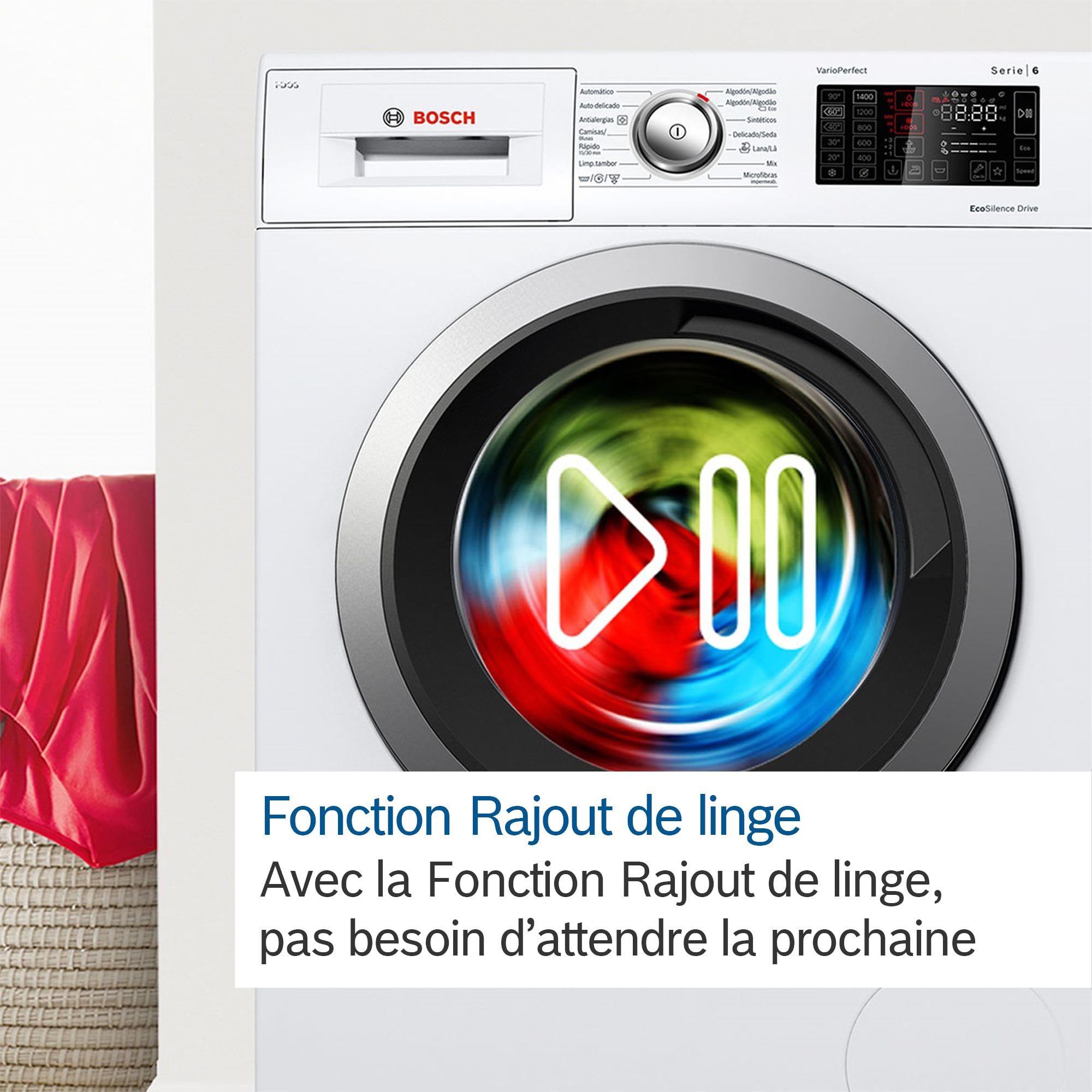 WGG244F1FR, Série 6, Lave-linge Pose-libre, Blanc – Image 9