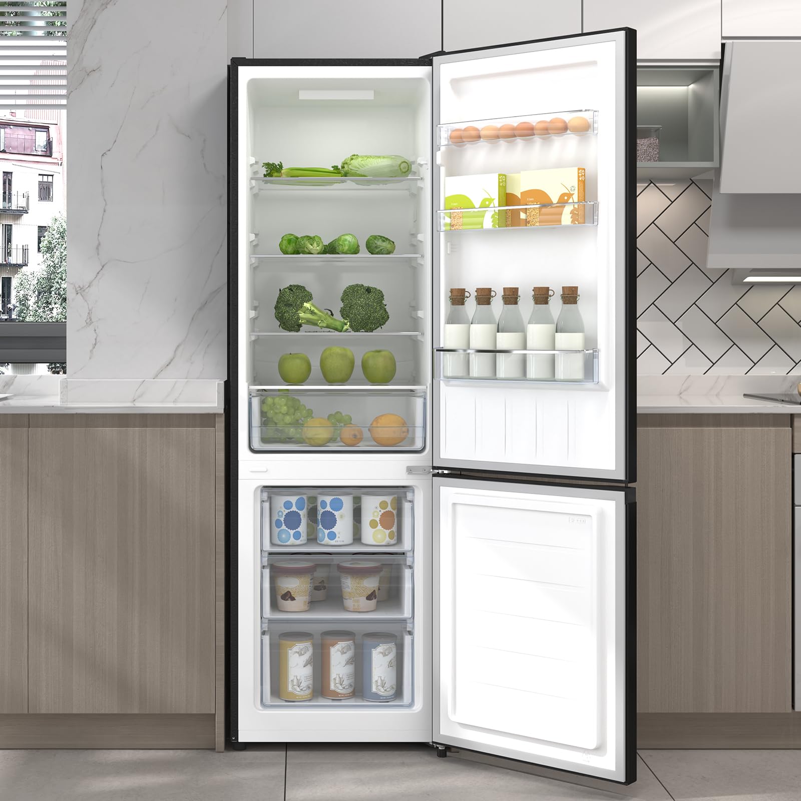 Réfrigérateur FBM260L 262L (187+75), Low frost, Acier inoxydable, 12 ans de garantie sur le compresseur – Image 5