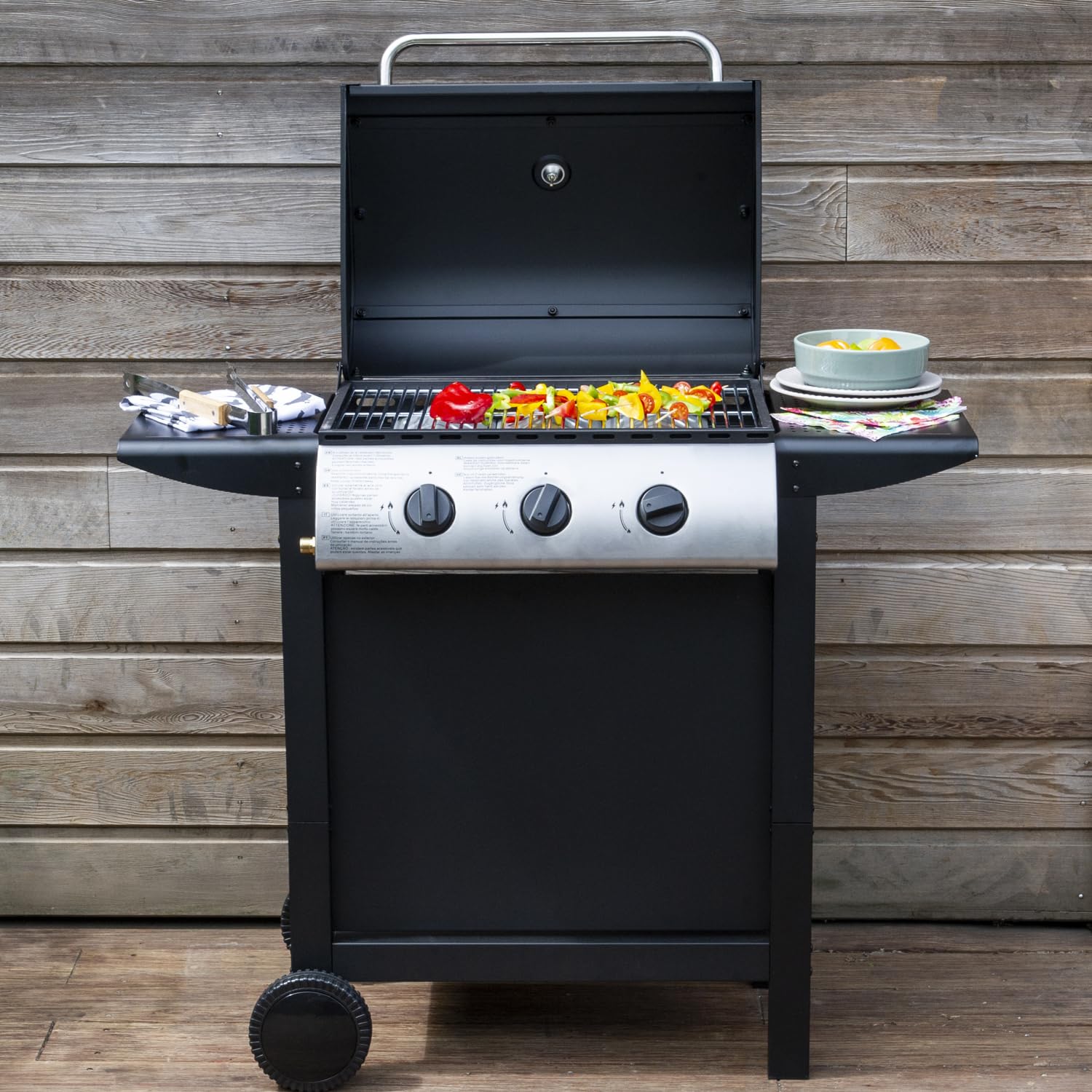 Gaz - 3 Brûleurs 8,4 kW Butane/Propane - 2 Tablettes – Image 9