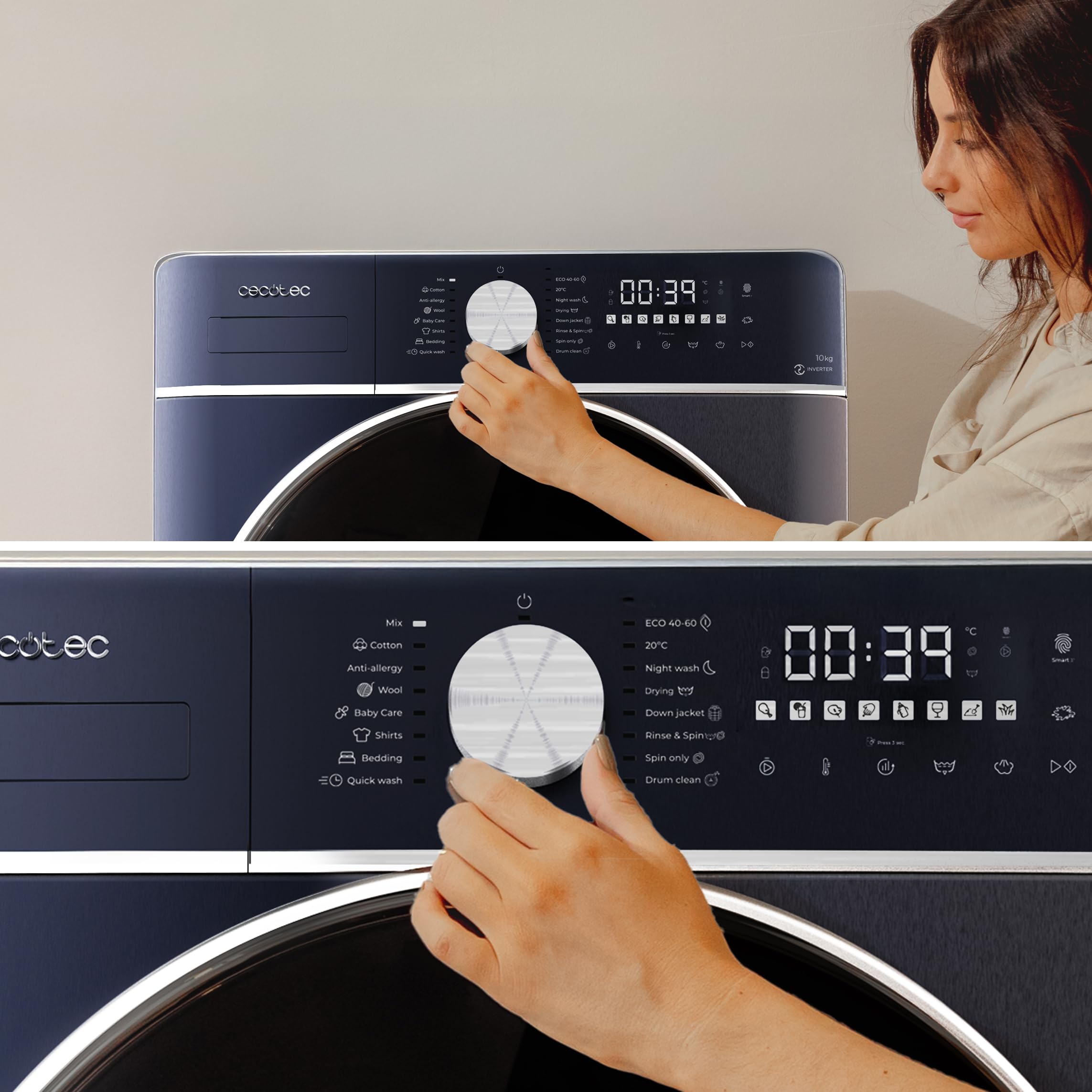 Lave-linge Séchant 10Kg + 6Kg Chargement Frontal Bolero Wash&Dry – Image 10