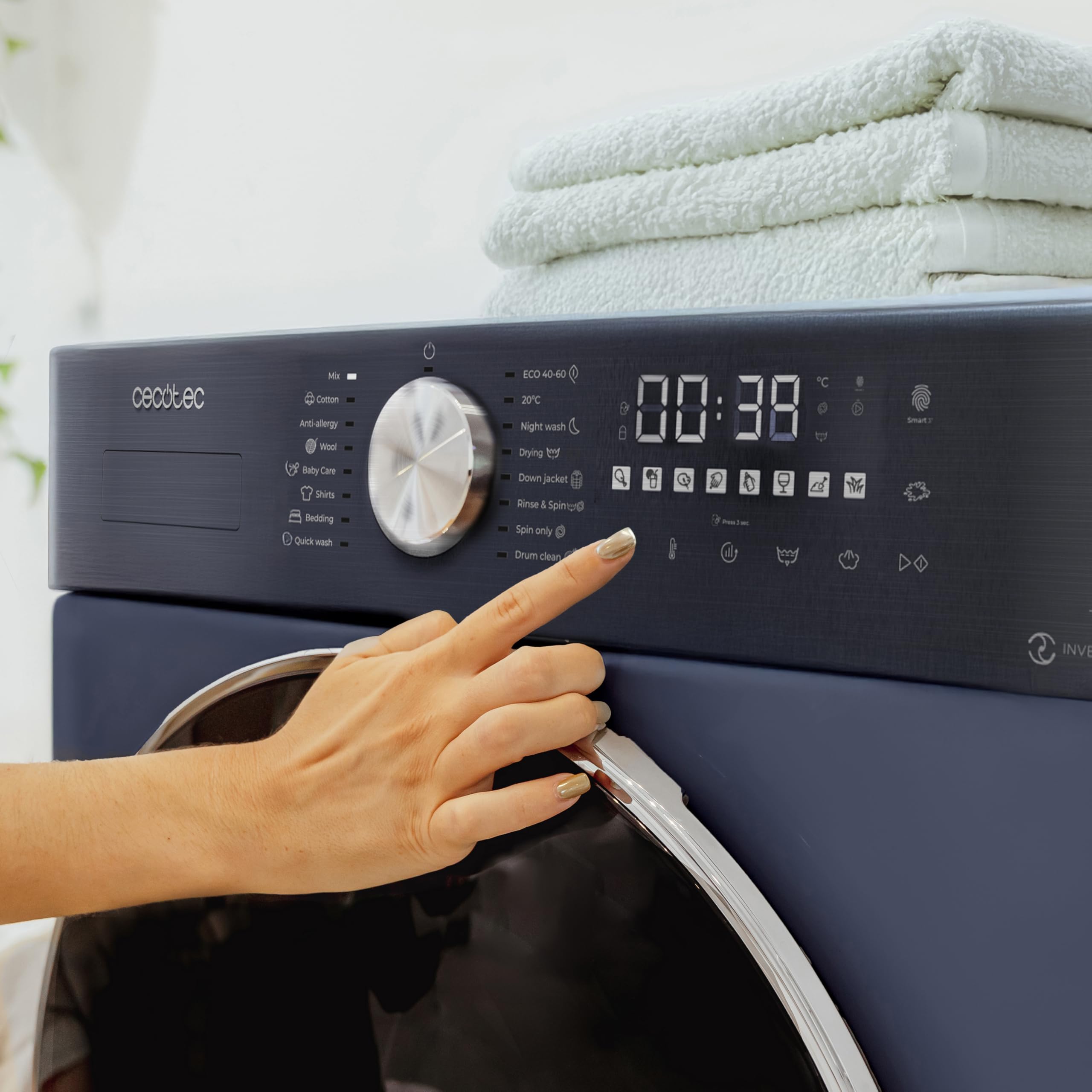 Lave-linge Séchant 10Kg + 6Kg Chargement Frontal Bolero Wash&Dry – Image 5