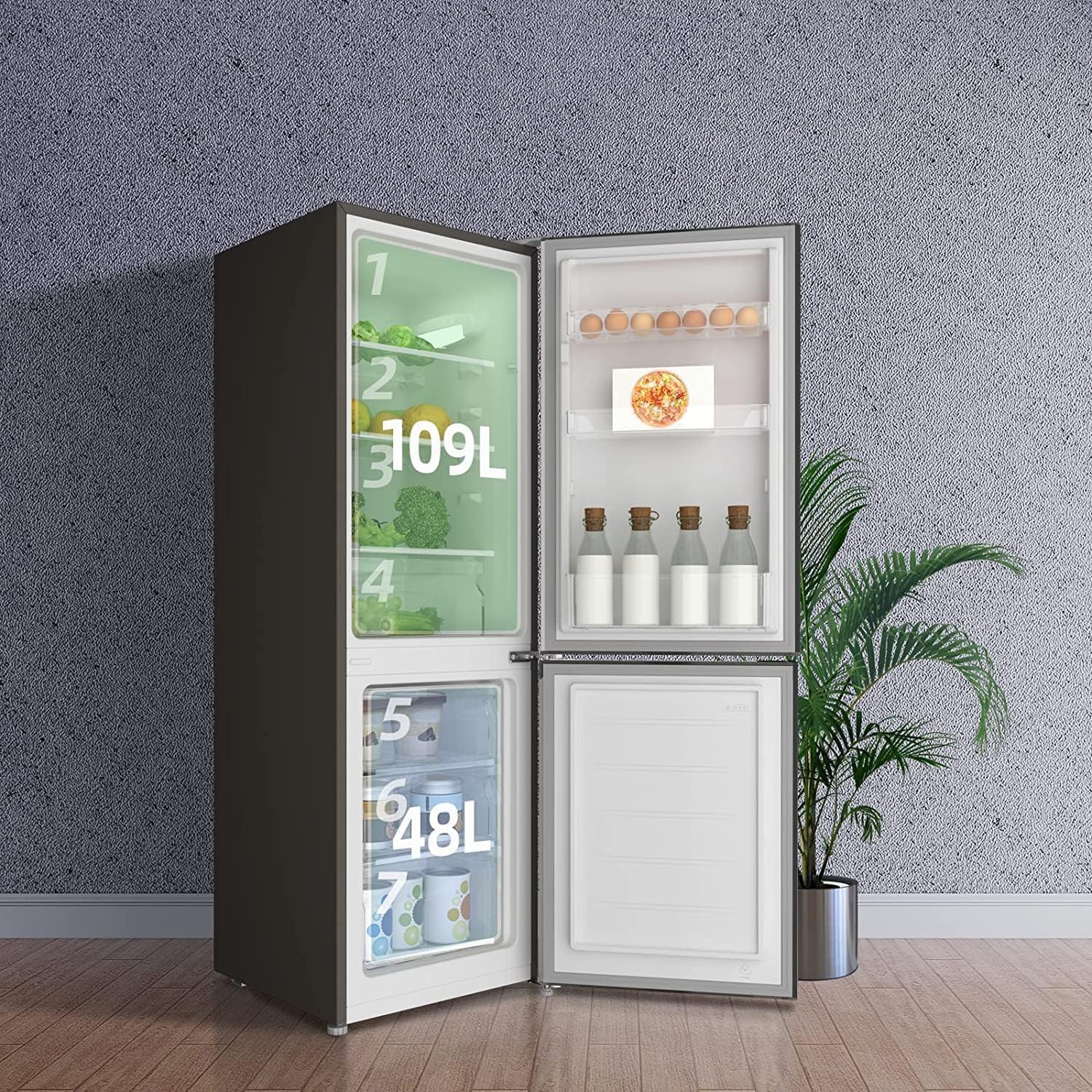 Réfrigérateur FBM157L42 157L (109+48), 12 ans de garantie sur le compresseur – Image 8